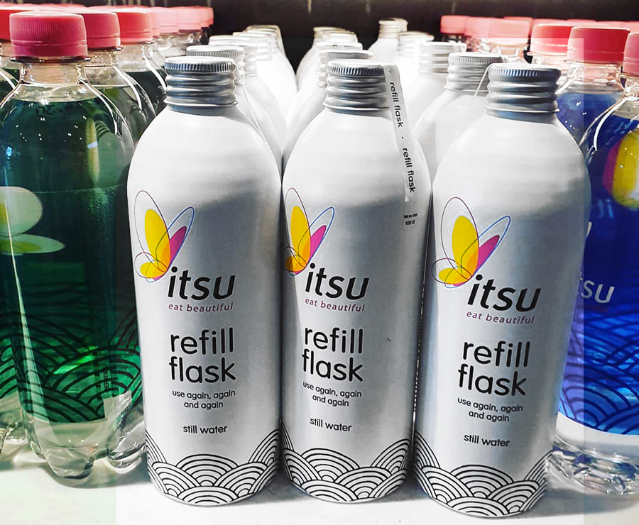 Refill Aluminium Flask and Bottle - 100% recyclable metal packaging