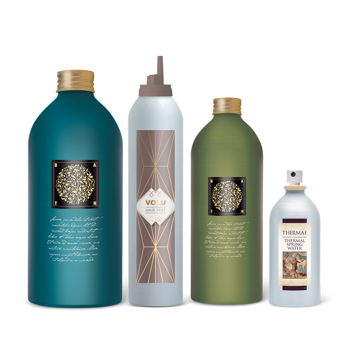 Aluminum aerosol cans and aluminum bottles - Tecnocap metal packaging
