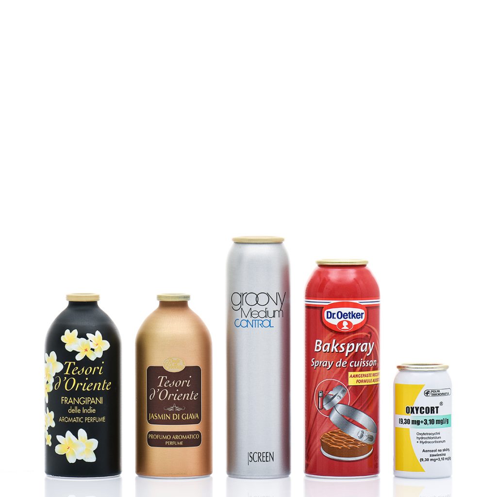 Aluminium aerosol cans and aluminium bottles - Tecnocap metal packaging