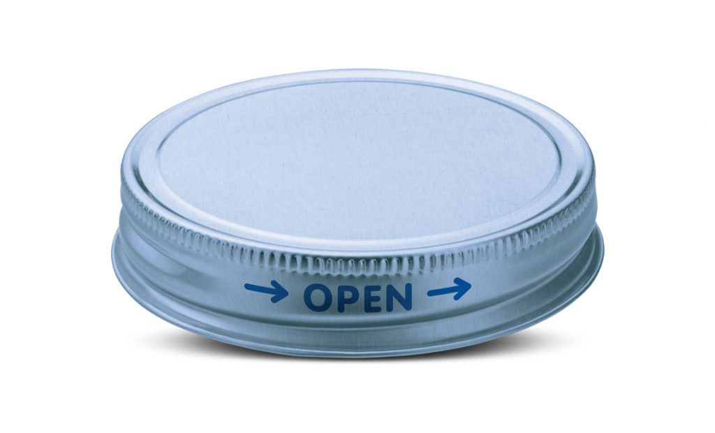 Continuous Thread Aluminum Closures - glass jars and plastic containers