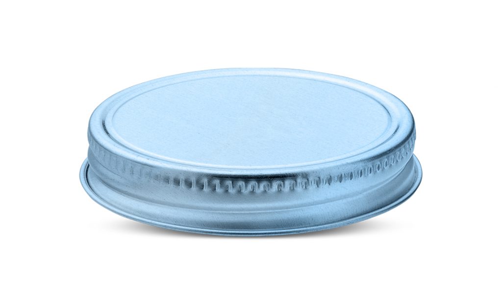 Continuous Thread Caps for plastic jars and plastic containers - Tecnocap - 70G aluminum and tinplate closure for candles, cosmetics, mason jars